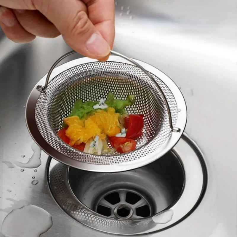 Stainless Steel Sink Drain Filter – Hair & Food Catcher Sink Drain Filter Babs