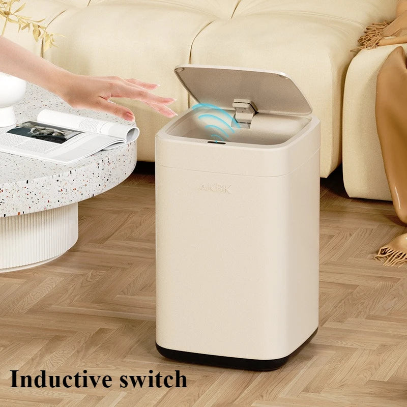 Smart Sensor Stainless Steel Trash Can with Lid – 12L Smart Sensor Bin Babs