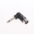 XLR to 6.35mm Adapter 3-Pin Balanced Audio Plug Male/Female Audio Adapter Babs Female to Male 1pcs