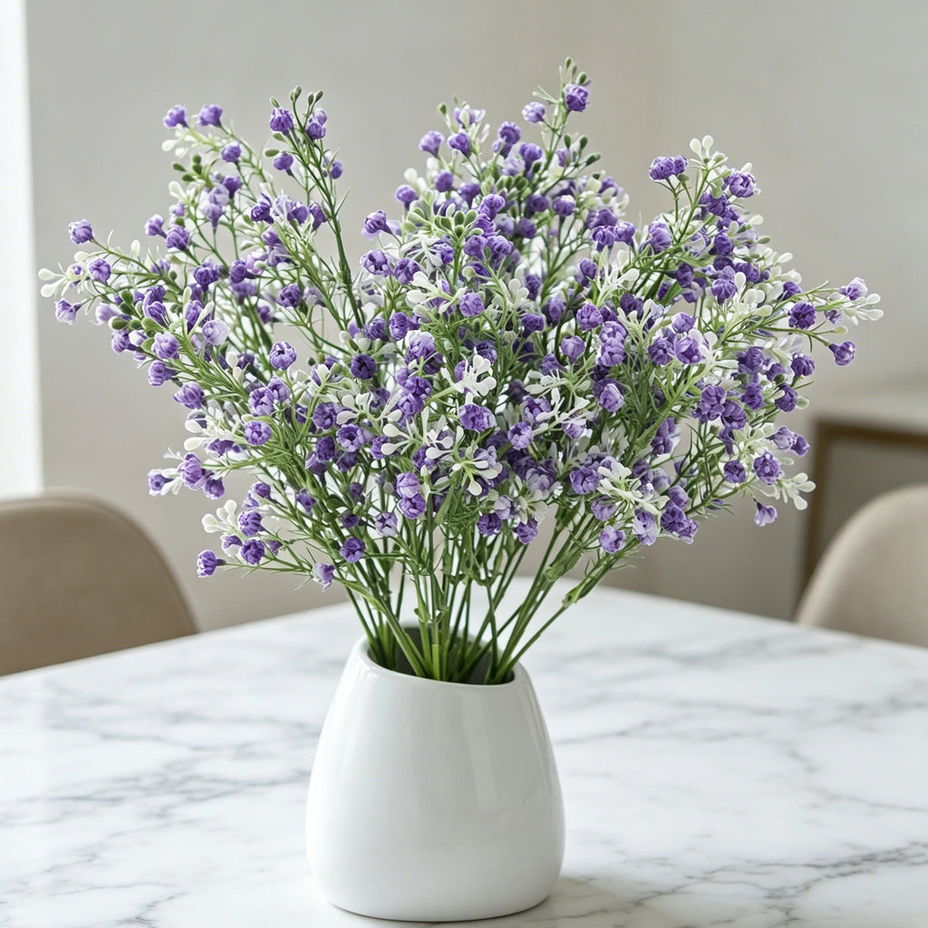 Artificial Gypsophila Bouquet | Fake Flowers for Wedding & Home Artificial Flower Bouquet Babs