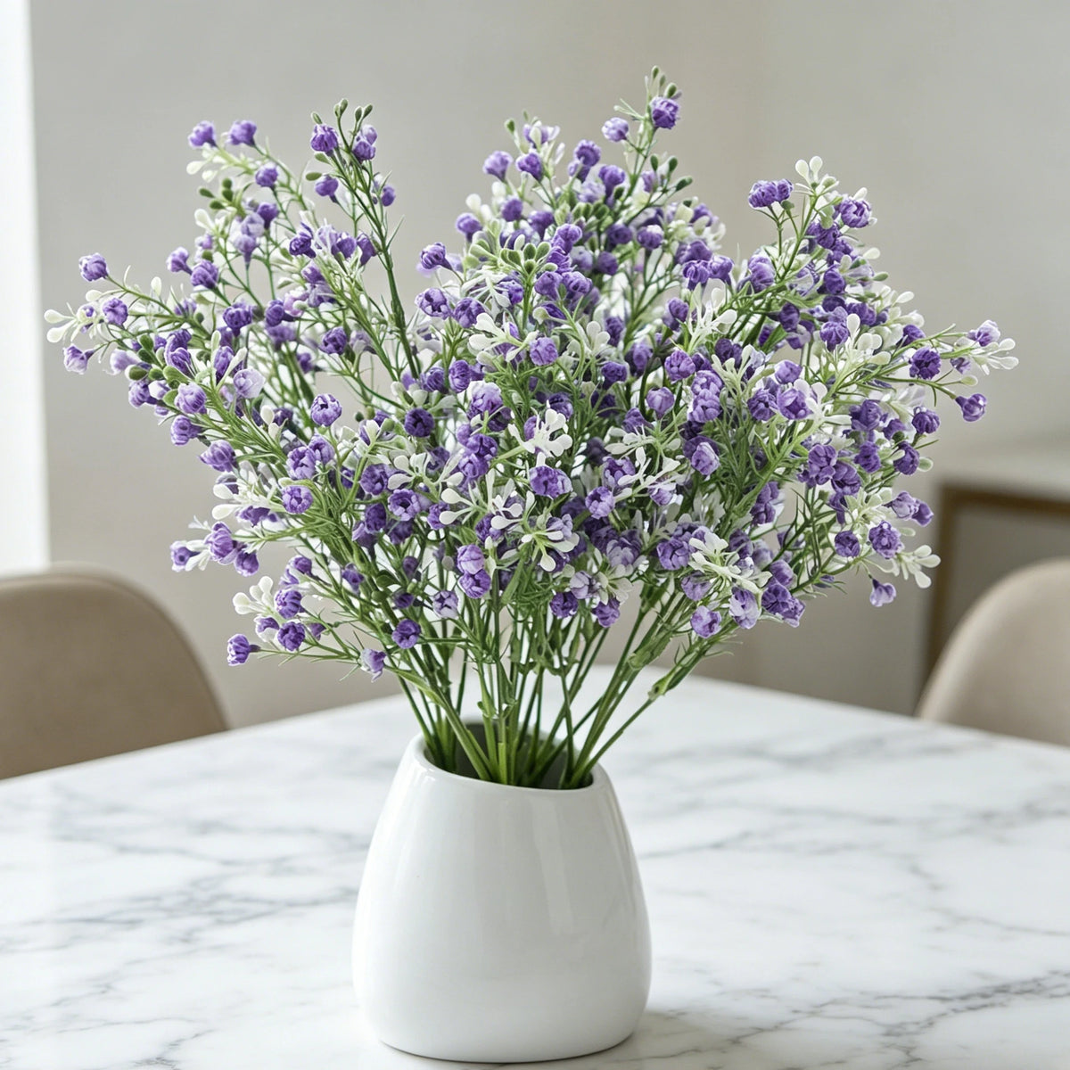 Artificial Gypsophila Bouquet | Fake Flowers for Wedding & Home Artificial Flower Bouquet Babs