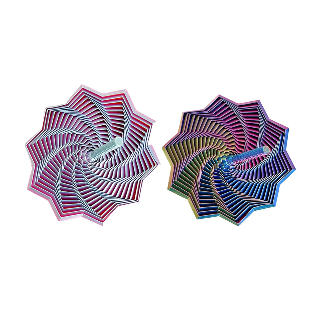 3D Printed Fidget Hexagon Fractal Spiral Sensory Toy for Adults Fidget Sensory Toy Babs