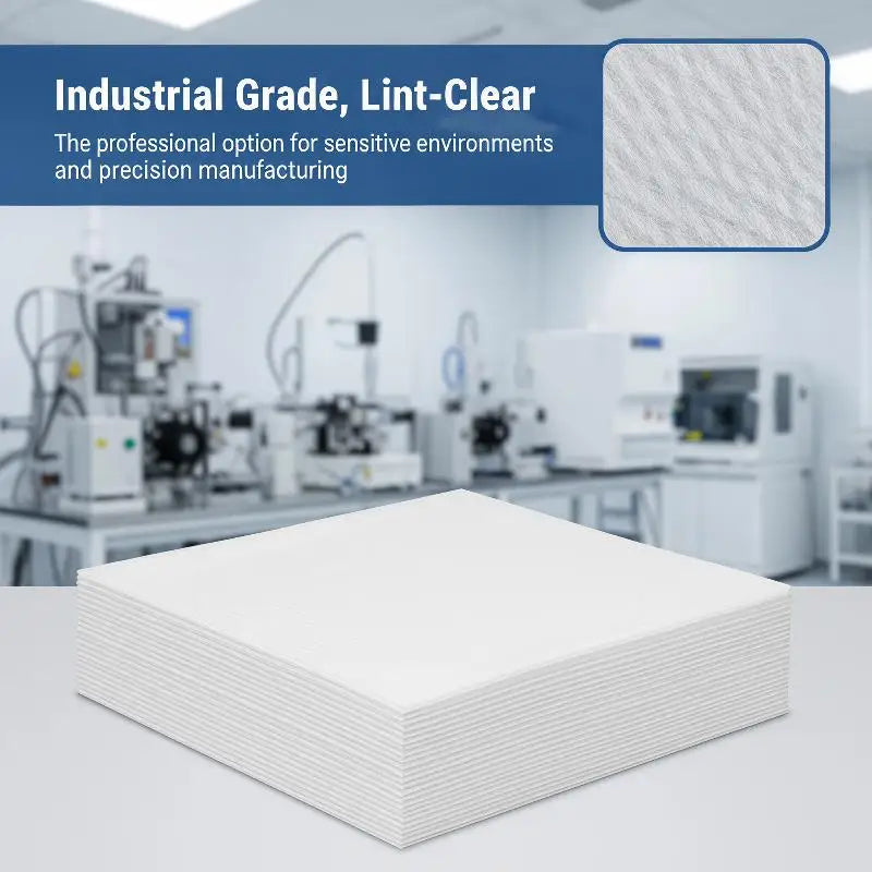 HK4090 Anti-Static Microfiber Cleanroom Wipes – LCD Screen Cleanroom Wipes Babs