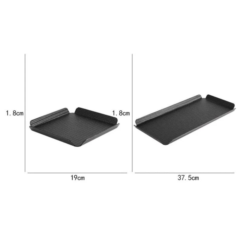 Modern Metal & Leather Storage Tray – Minimalist Desk Organizer Decorative Storage Tray Babs