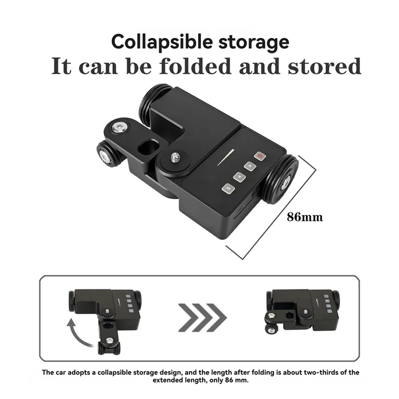 Smart Photography Trolley Silent Slide Rail Camera Tracker Camera Slide Trolley Babs