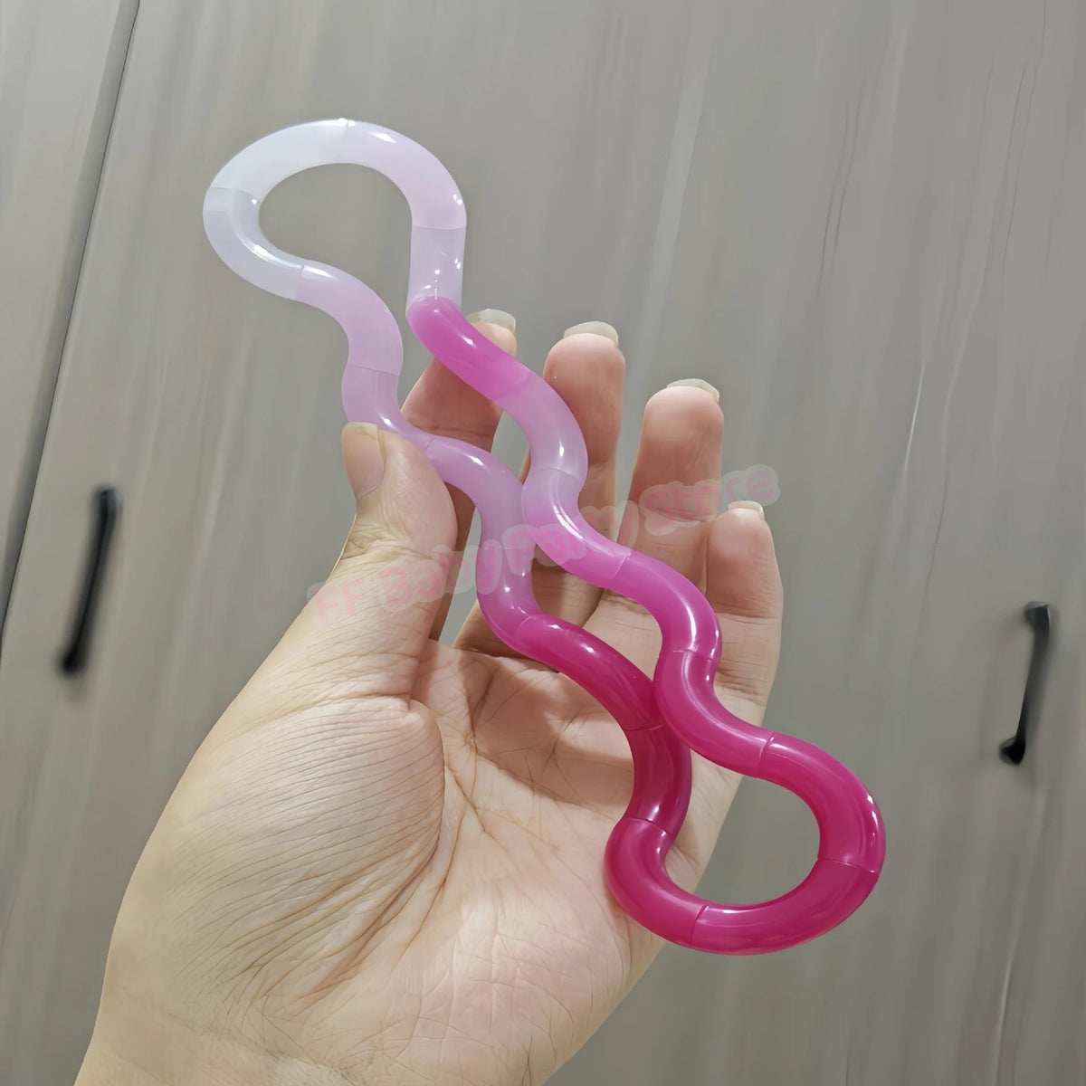 Rainbow Tangle Fidget Toy – Deformable Rope Knot Fun Gift Fidget Toy Babs D