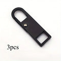 Metal Zipper Pull Replacement Kit – Detachable Zipper Heads Zipper Repair Kit Babs Black