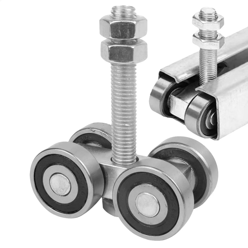 Heavy Duty Barn Door 4-Wheel Trolley Roller | Ceiling Mount Barn Door Roller Babs