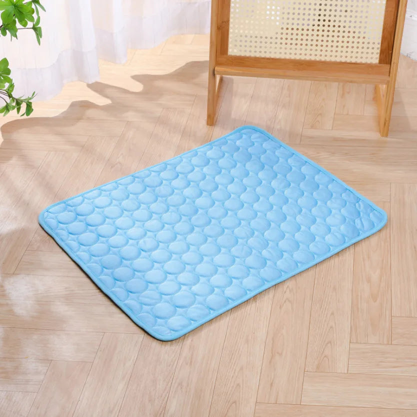 Pet Cooling Mat – Ice Silk Non-Slip Pad for Dogs & Cats Pet Cooling Mat Babs sky blue M 50X62CM