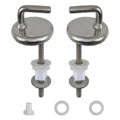 2Pcs Stainless Steel Toilet Seat Hinges with Adjustable Knobs Toilet Seat Hinges Babs 2pcs