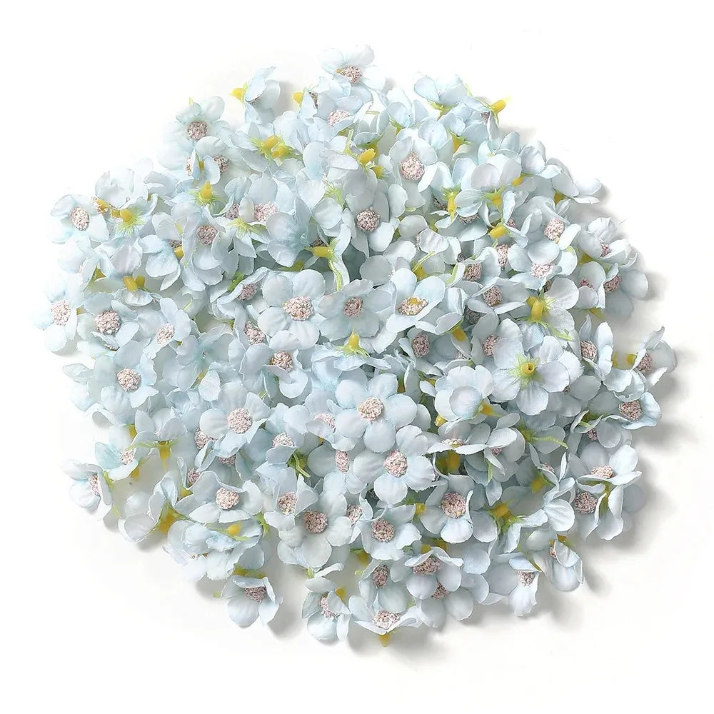 50/100Pcs Silk Artificial Daisy Flower Heads – Wedding & Home Decor Artificial Flower Heads Babs 26 100Pcs