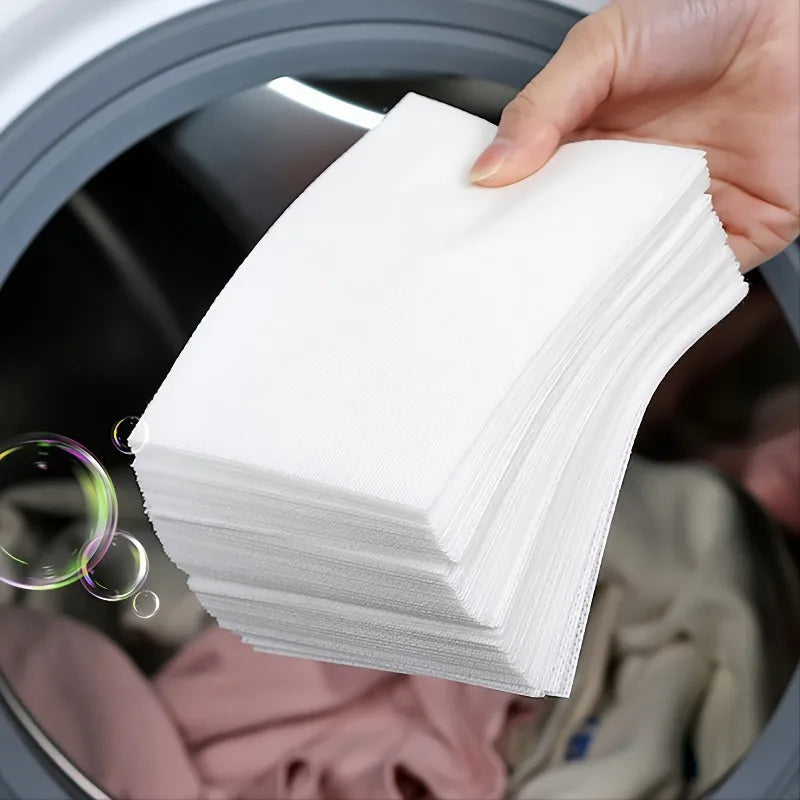 50-Pack Color Catcher Sheets – Stop Color Bleeding in Laundry Laundry Color Catcher Babs