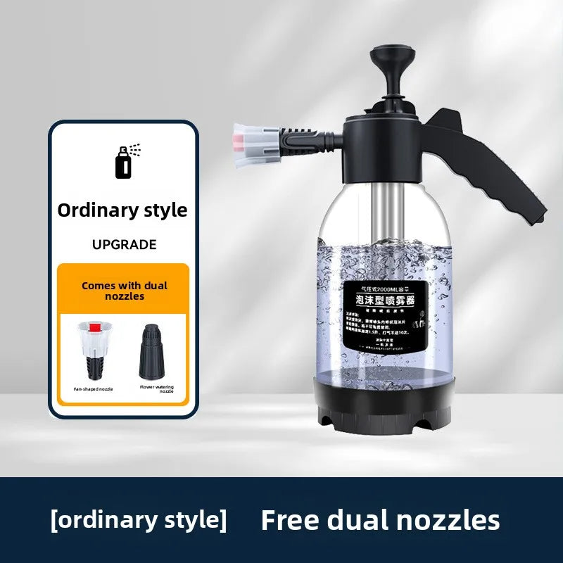 2L High Pressure Car Wash Foam Sprayer Bottle & Foam Nozzle Car Foam Sprayer Babs A