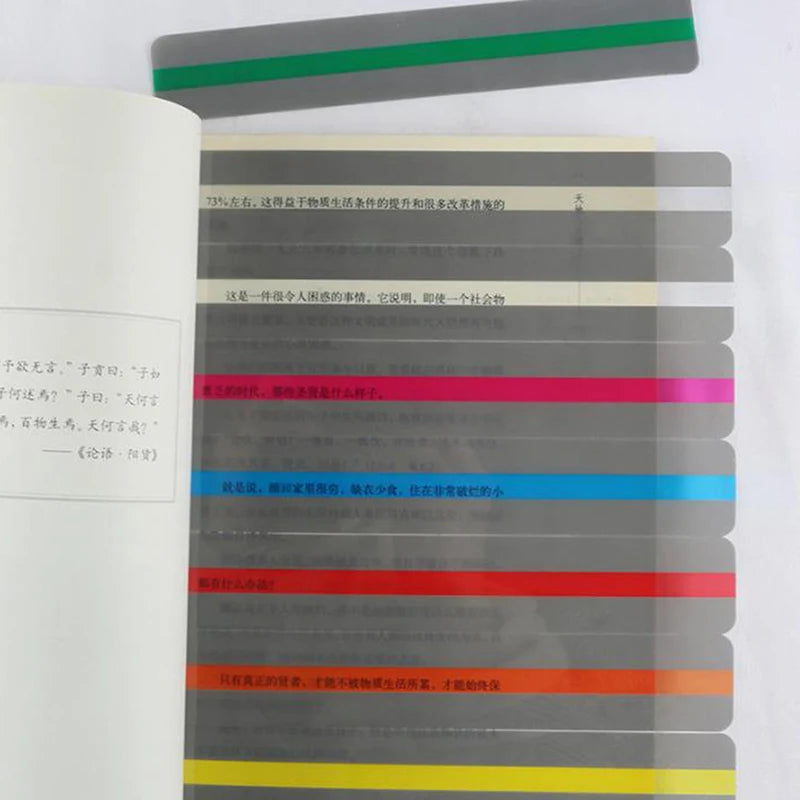 Colored Reading Guide Strips & Highlighter Overlays – 6 or 8 Pc Reading Guide Strips Babs