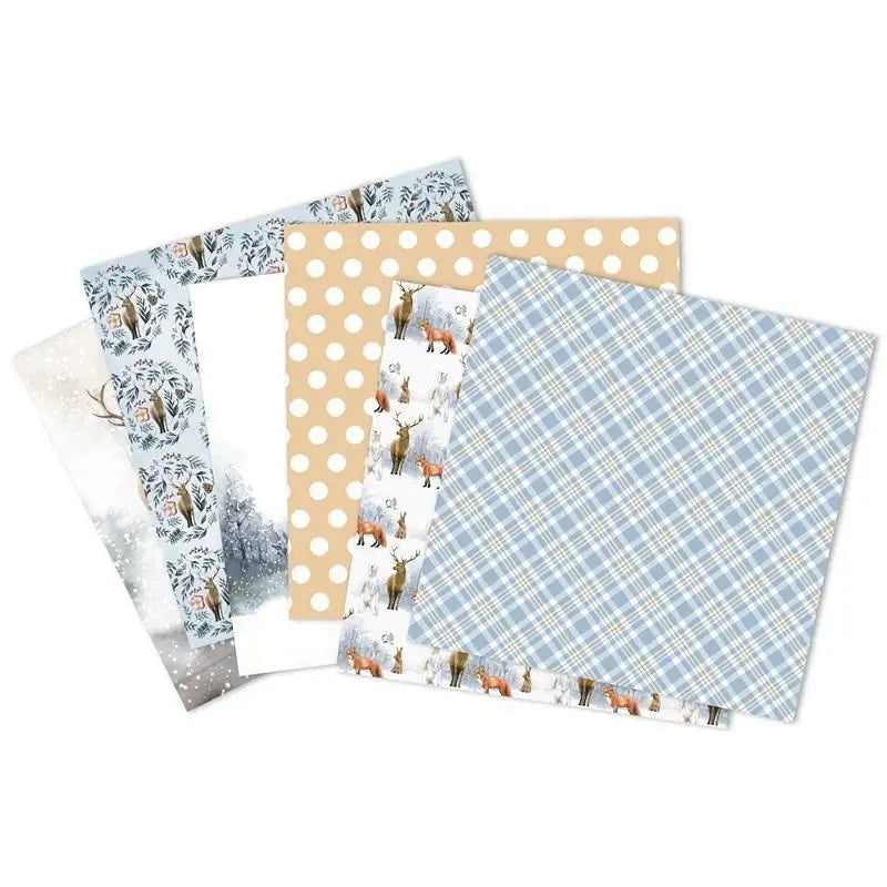 24 Sheets Animal Craft Paper Pads – Scrapbooking & Origami Craft Paper Pad Babs 1set