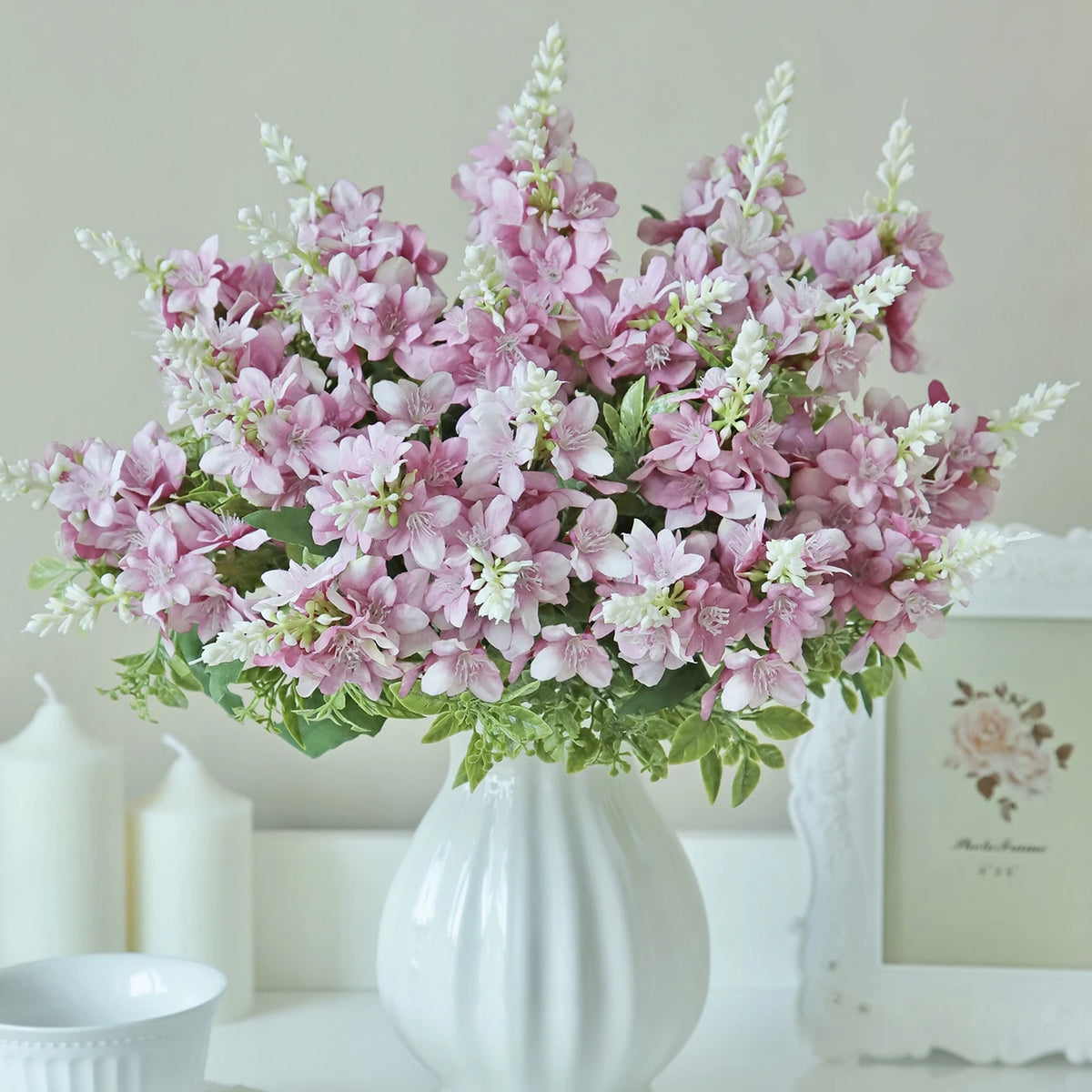 Silk Yucca Gloriosa Artificial Flower Bouquet – Wedding Décor Artificial Flower Bouquet Babs