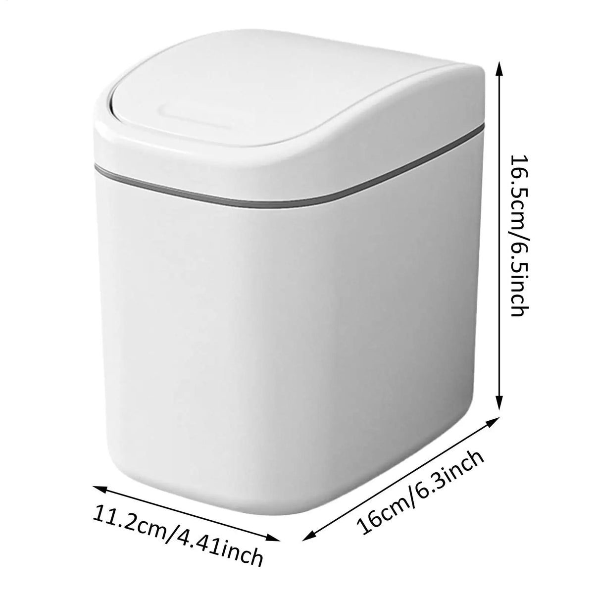 Desktop Mini Trash Can with Shake Lid | Plastic Dustbin Desktop Trash Can Babs