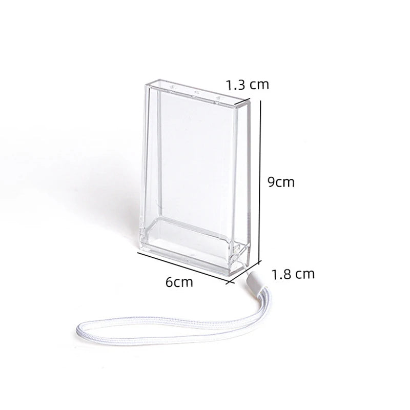 Clear Instax Mini Photo Storage Box – Ice Cream Design & Strap Instant Photo Storage Case Babs