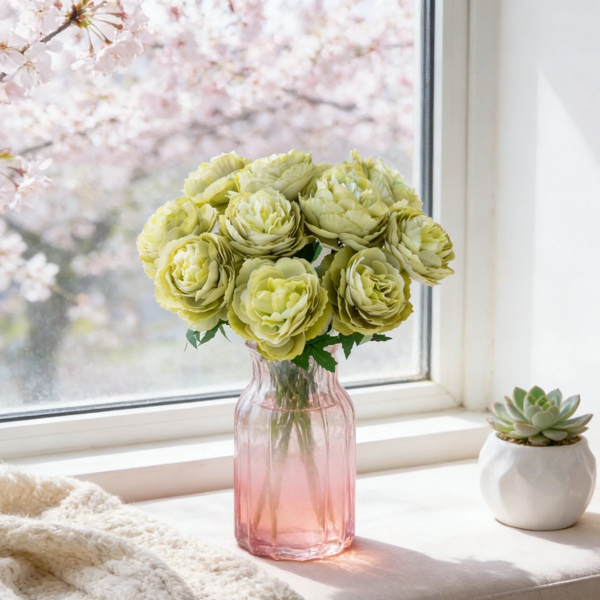 Silk Peony Artificial Flowers – Wedding & Home Décor 10/20 pcs Artificial Silk Flowers Babs