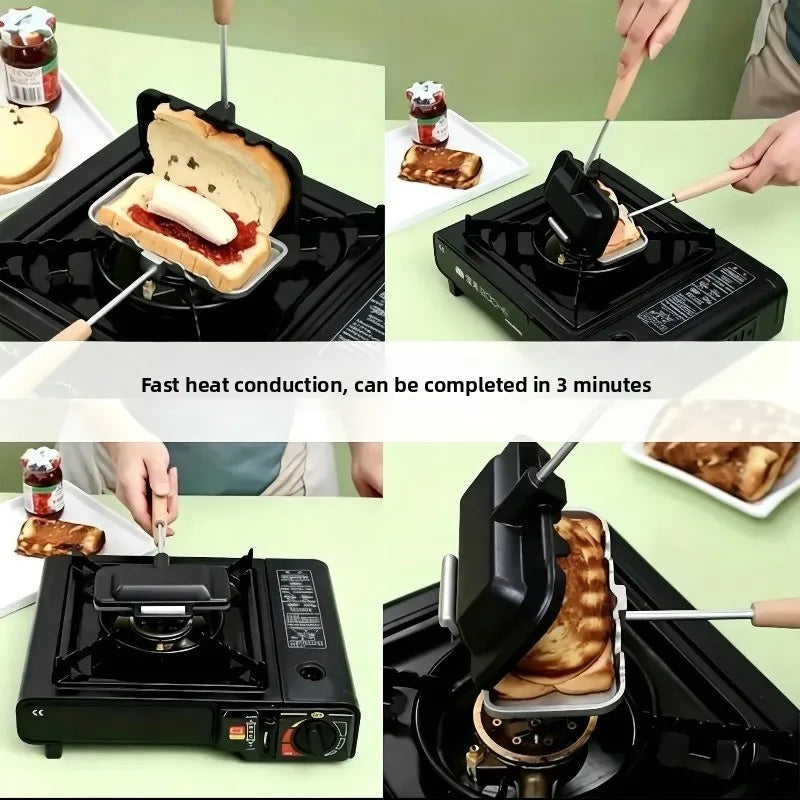 Non-Stick Double-Sided Aluminum Sandwich Maker Pan Sandwich Maker Pan Babs