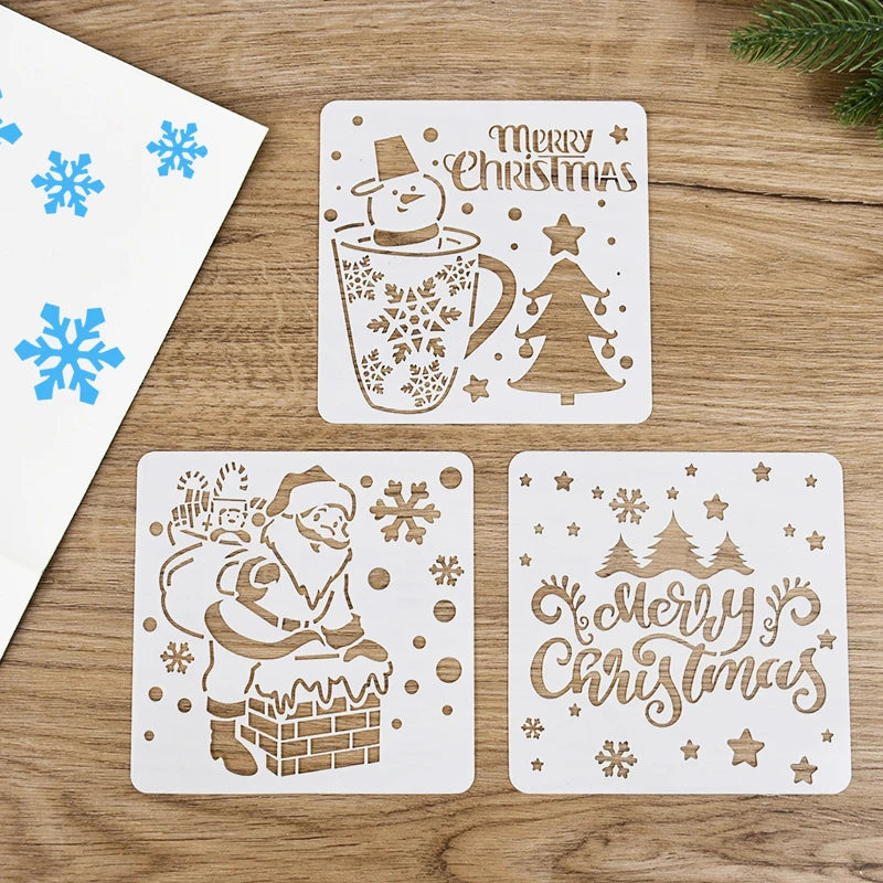Christmas Drawing Stencils – DIY Cards, Scrapbooking & Wall Decor Christmas Drawing Stencils Babs