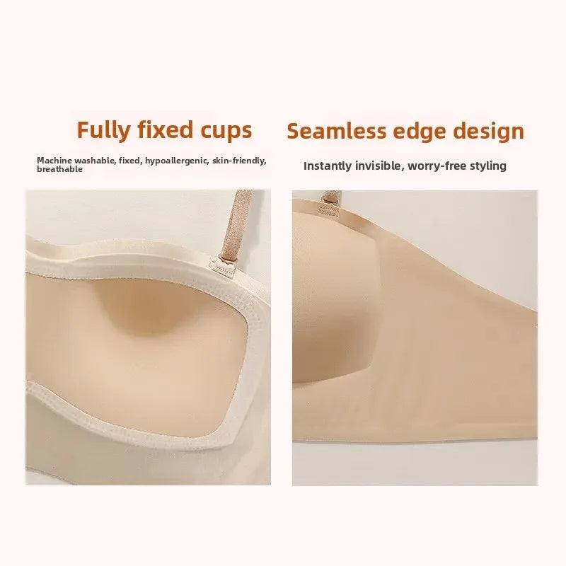 Women's Non-Slip Strapless Bra – Seamless Wire-Free Strapless Bra Babs