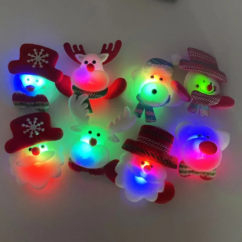 16PCS LED Flashing Brooch Pins – Glow Light-Up Party Badges LED Party Badges Babs mix colors