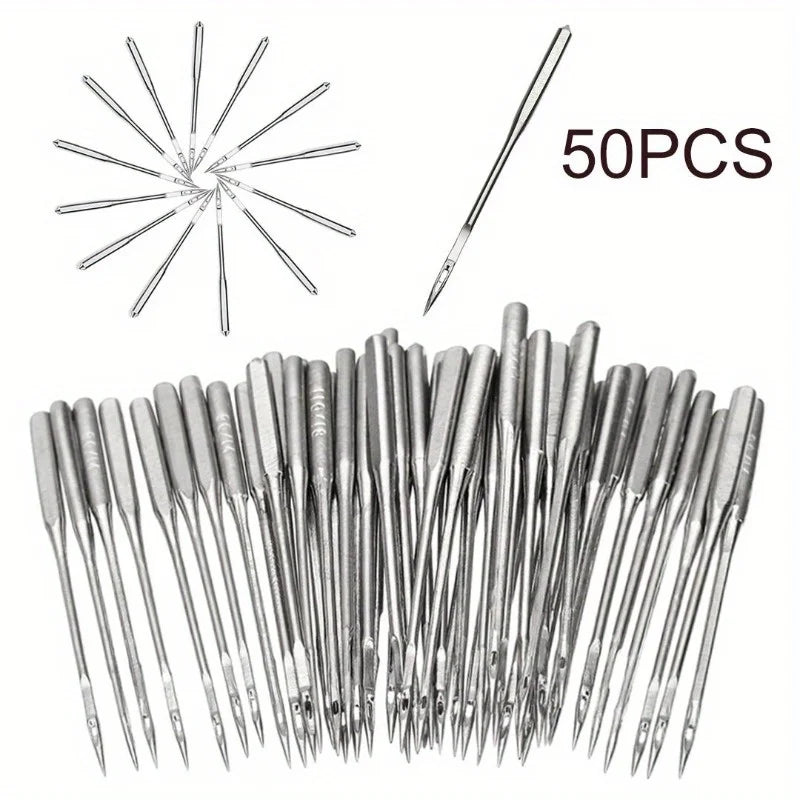 50pcs Universal Sewing Machine Needles – Sizes 9 to 18 Sewing Machine Needles Babs 50pcs