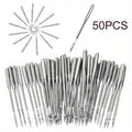 50pcs Universal Sewing Machine Needles – Sizes 9 to 18 Sewing Machine Needles Babs 50pcs