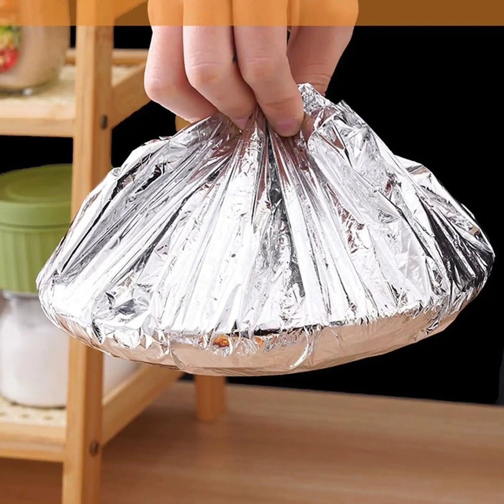 10pcs Reusable Aluminum Foil Bowl Covers – Oven & Microwave Safe Reusable Bowl Covers Babs