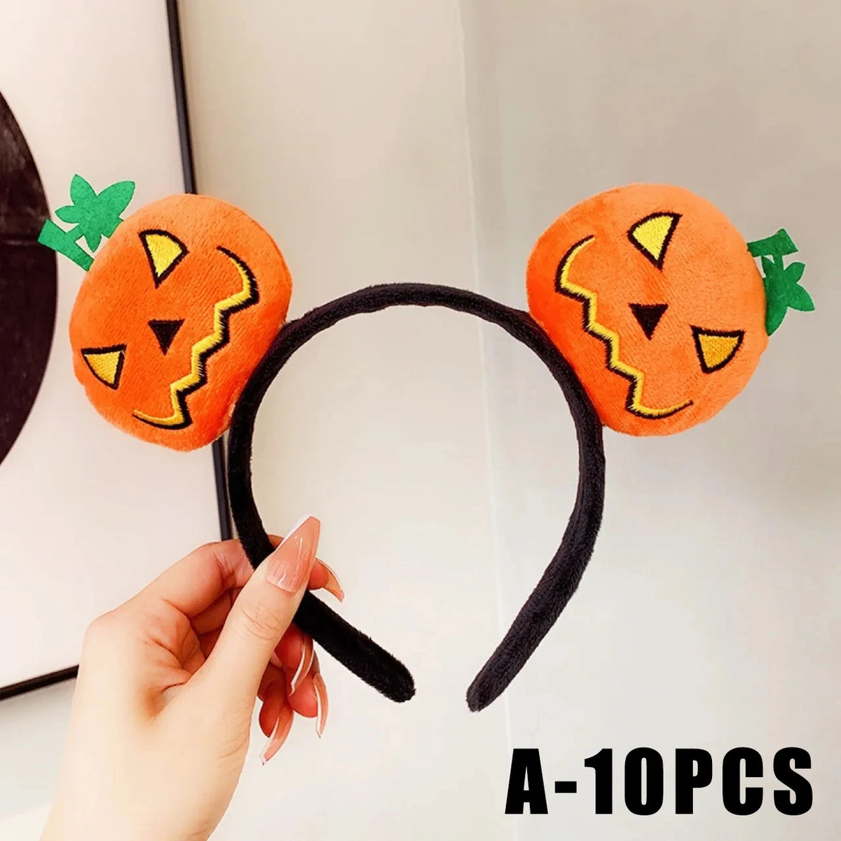 Devil Pumpkin Horn Headband – Halloween Costume Accessory Halloween Headband Babs A 10PCS