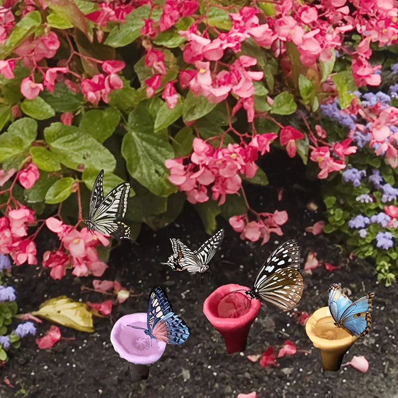 Flower Shape Bee Drinking Fountain & Resin Water Feeder Bee Water Feeder Babs