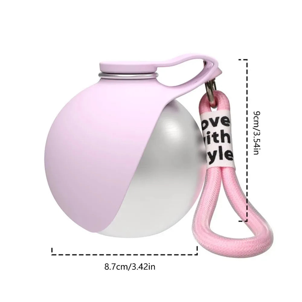 285ml Leak-Proof Dog Travel Water Bottle & Bowl | Stainless Steel Dog Travel Water Bottle Babs