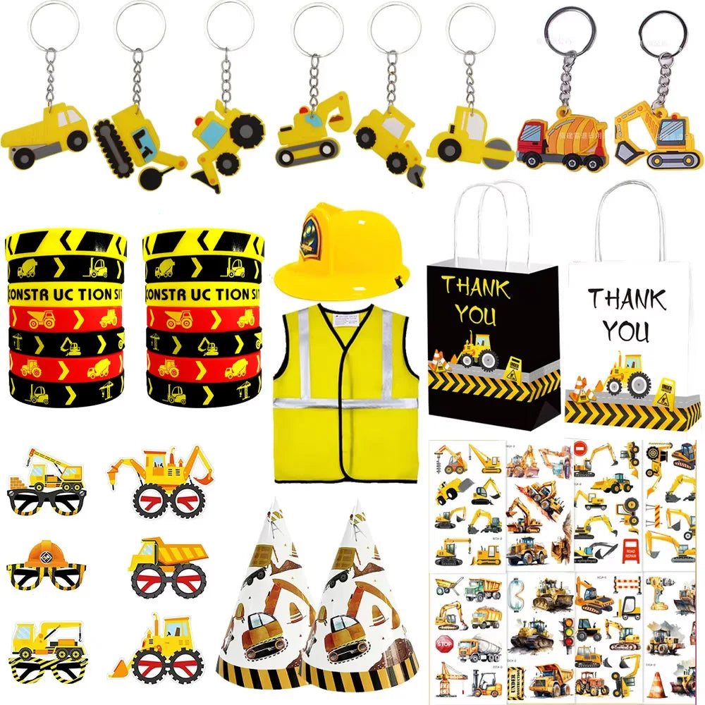 Construction Theme Birthday Party Decoration Set & Supplies Party Decoration Set Babs