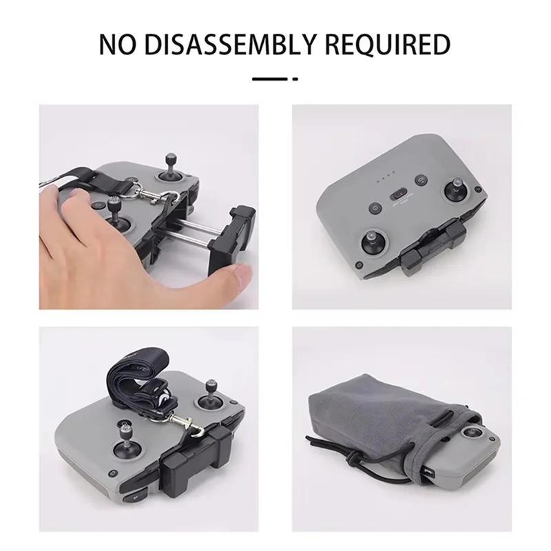 DJI RC N3/N2/N1 Fixed Clip Hook & Lanyard – Mini 4 Pro/Flip/NEO Drone Remote Clip Babs