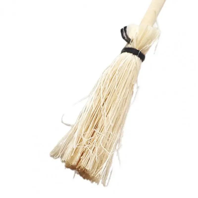4pc Mini Broom & Mop Hand-Woven Wooden Miniature Pendants Miniature Decor Pendant Babs