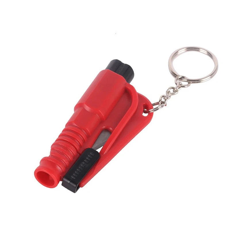 Mini Car Safety Hammer Keychain – Emergency Glass Breaker Emergency Safety Keychain Babs