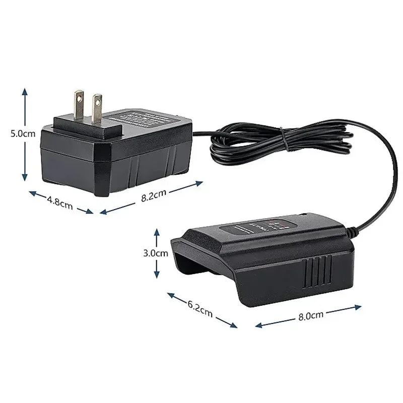 Li-ion Battery Charger for Milwaukee 14.4–18V | US/UK/EU Plug Battery Charger Babs