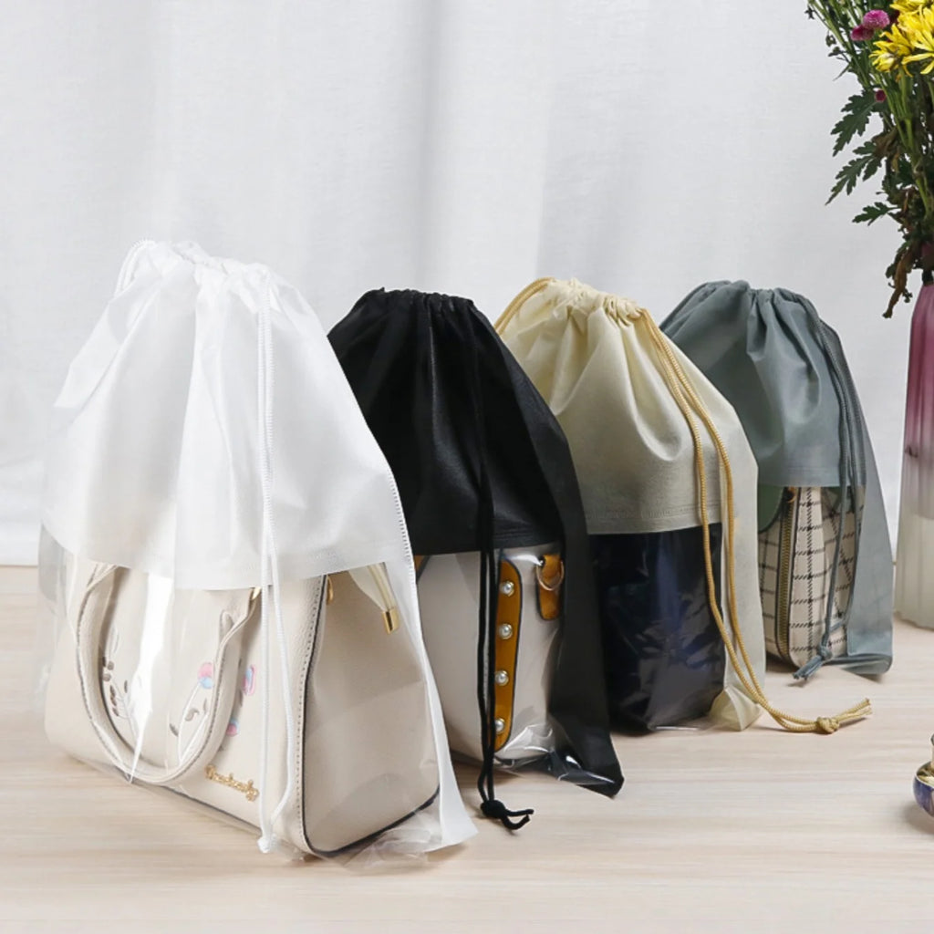 Dustproof Drawstring Storage Bags, Moisture-Proof 5-Pack Drawstring Storage Bag Babs