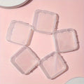 Clear Powder Puff Storage Box – Dustproof Travel Cosmetic Case Cosmetic Storage Box Babs 5pcs