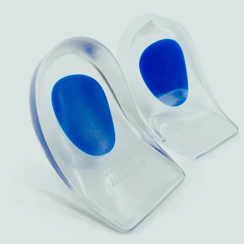 Silicone Heel Cup Pads – Cushioned Inserts for Walking & Running Heel Cup Insoles Babs