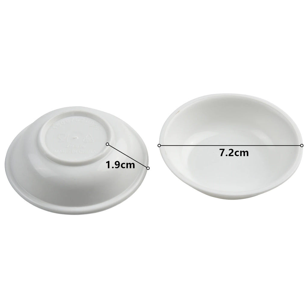 40-Pack Food-Grade Plastic Dipping Sauce Dishes & Bowls Dipping Sauce Dishes Babs
