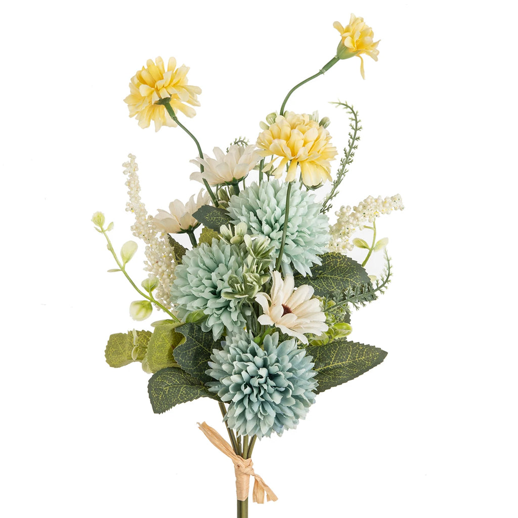 Silk Artificial Chrysanthemum Bouquet for Wedding & Home Decor Artificial Flower Bouquet Babs