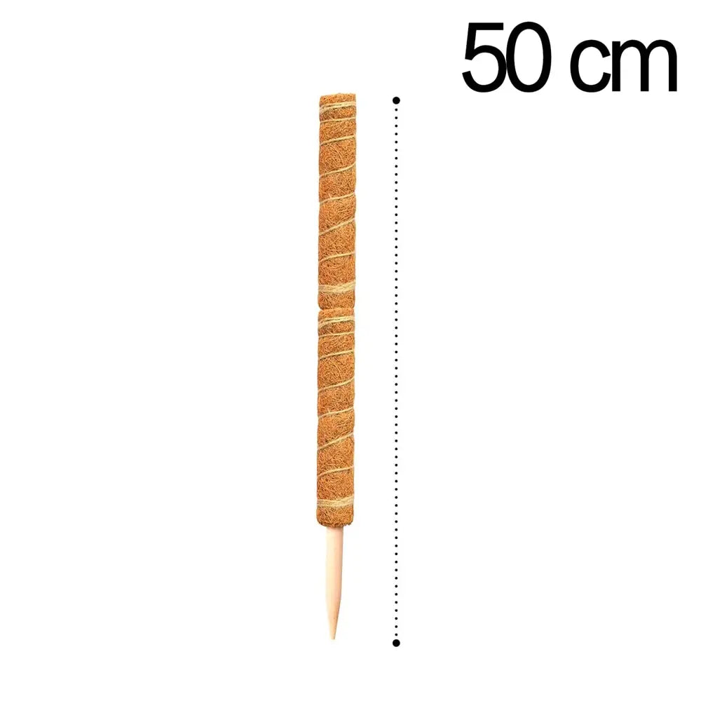 Coir Totem Pole Plant Support – 30/40/50cm Coconut Fiber Plant Support Stake Babs 50cm