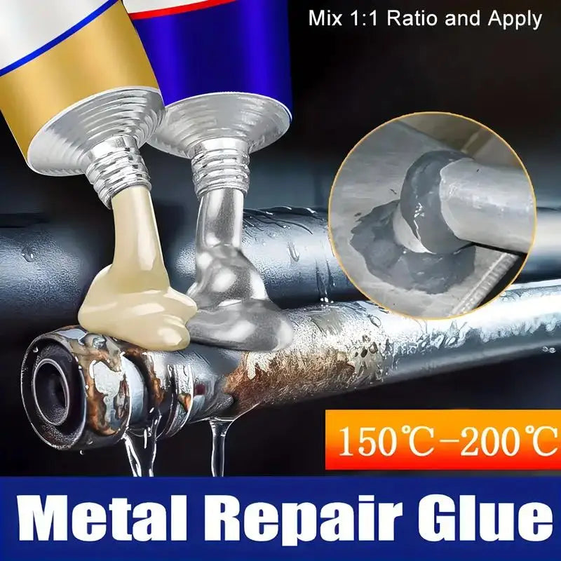 2-Pack Metal Casting Repair AB Adhesive – Weld-Grade Glue Metal Repair Adhesive Babs