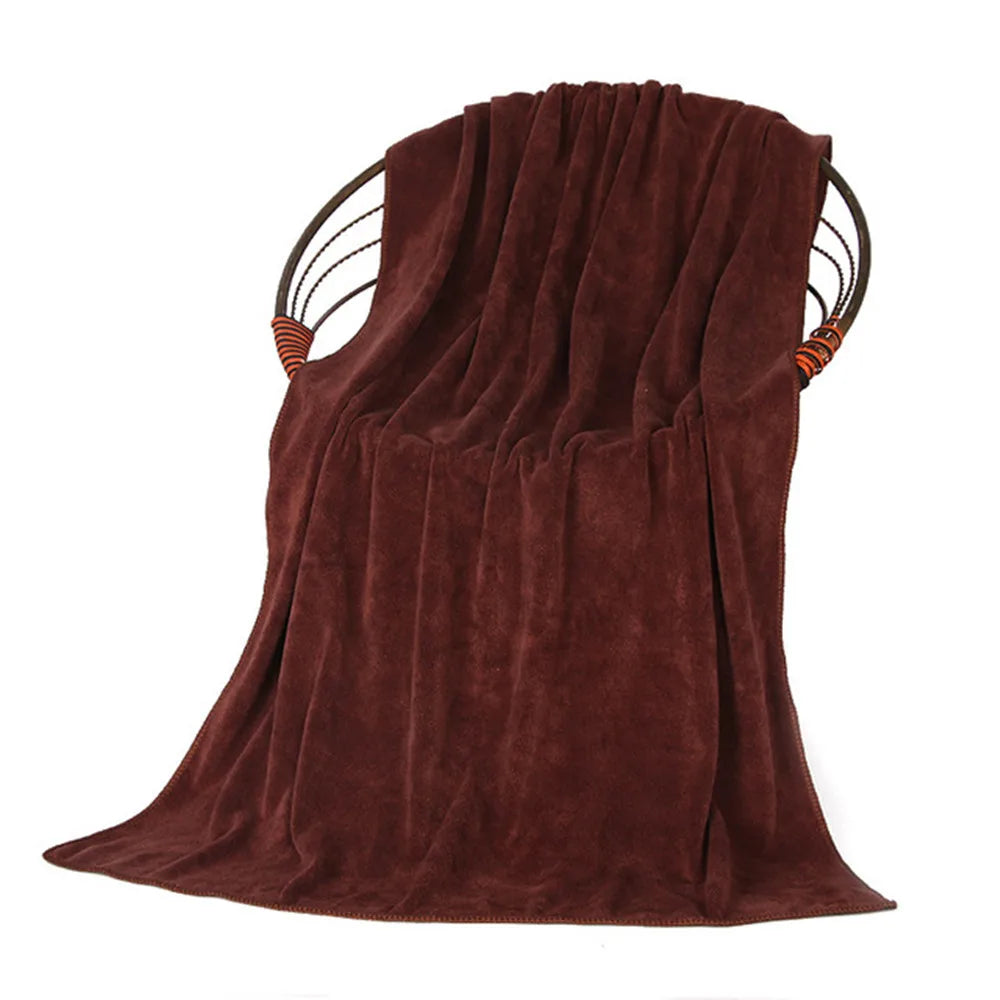 Oversized Microfiber Bath Towel 150x200cm | Quick-Dry Microfiber Bath Towel Babs coffee 150x200cm
