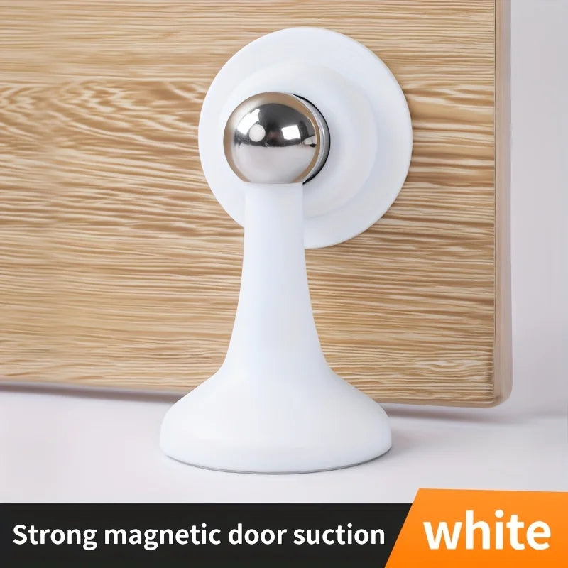 No-Drill Magnetic Door Stopper – Silent Anti-Collision Floor Catch Magnetic Door Stopper Babs 1pc