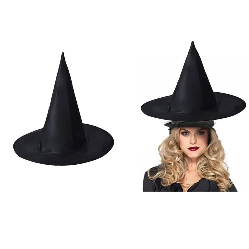10pcs Halloween Witch Hats for Women & Kids – Party Costume Halloween Costume Hat Babs