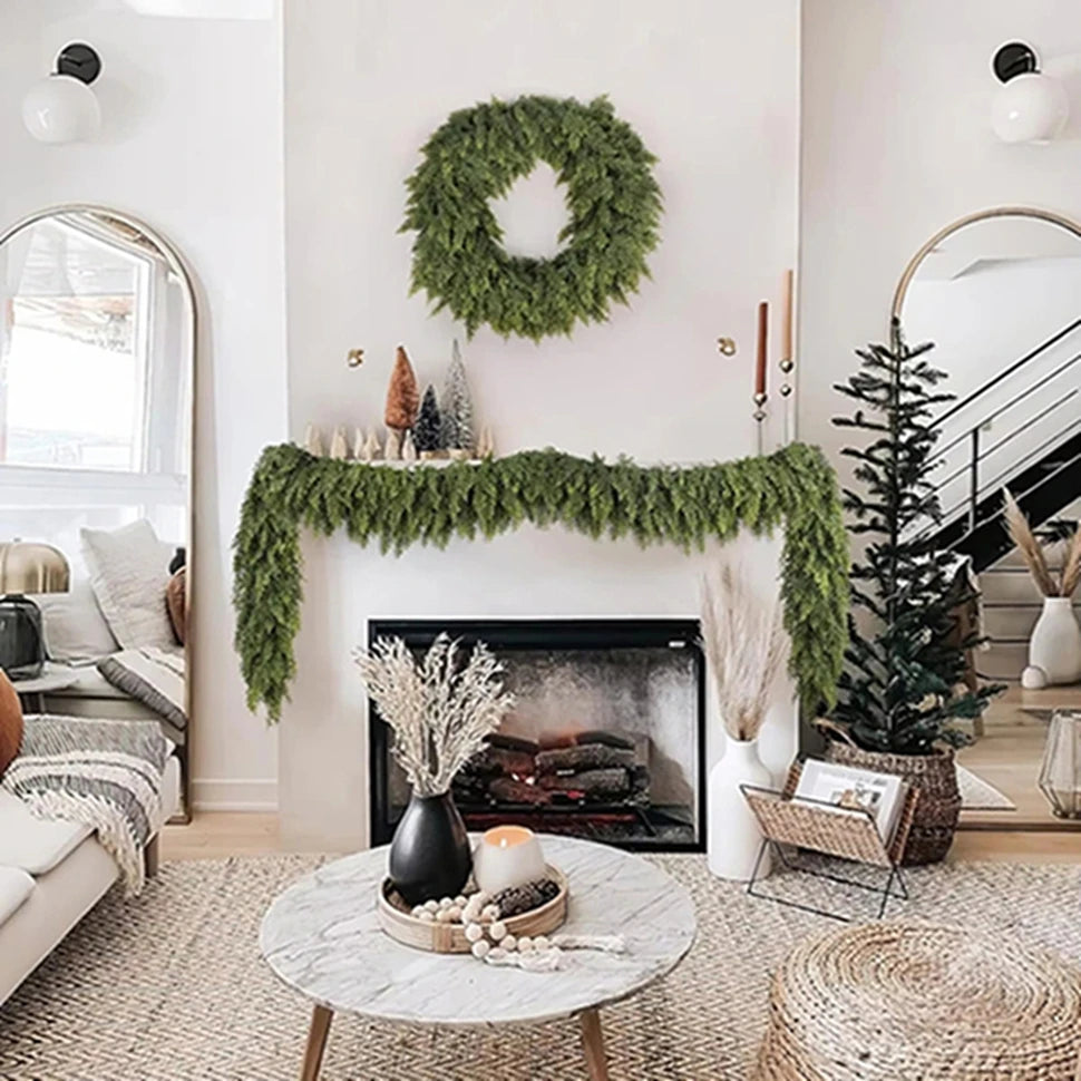 275cm Artificial Cypress Garland – Christmas & Home Décor Artificial Garland Babs