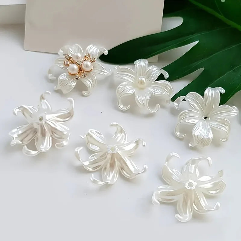 Iris Flower Plastic Beads – DIY Jewelry Making Supplies DIY Jewelry Beads Babs